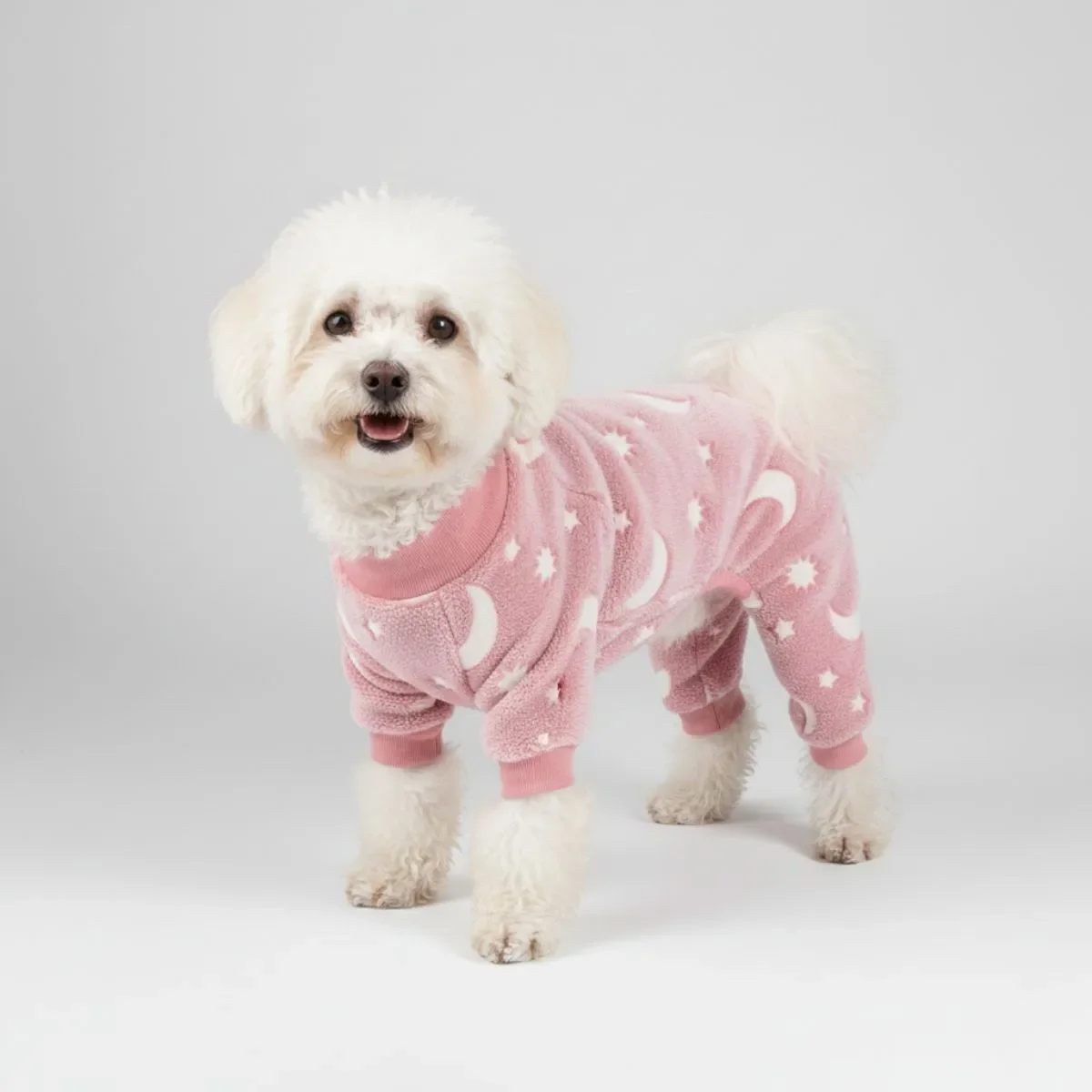 Soft and Cosy Moon & Stars Dog Pyjamas - Perfect for Year-Round Comfort - Image 9