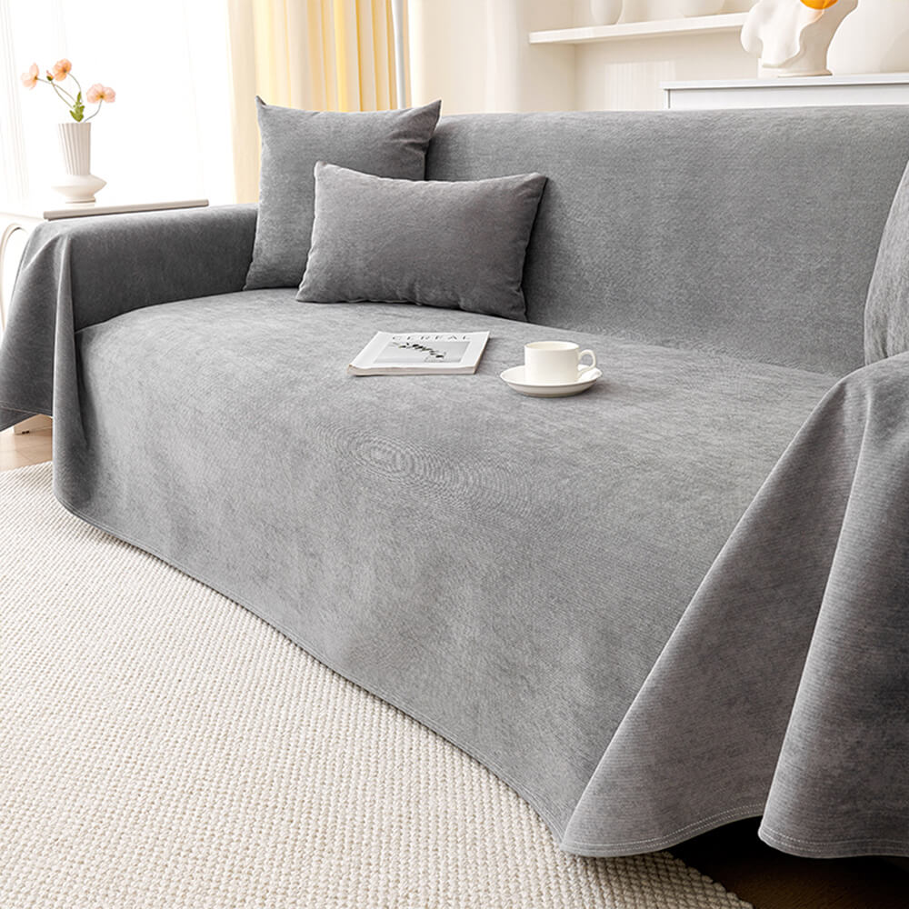 Soft and Waterproof Scratch-Resistant Non-Linting Throw Couch Cover - Image 11