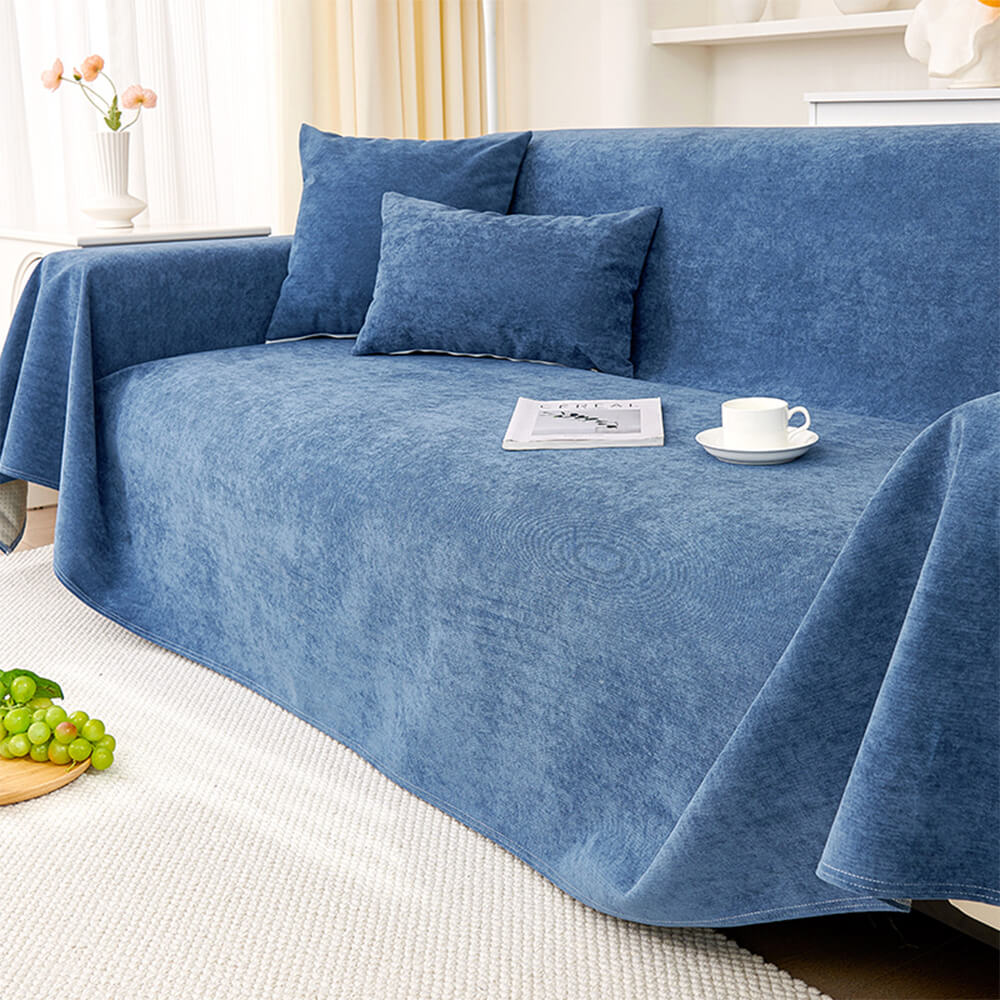 Soft and Waterproof Scratch-Resistant Non-Linting Throw Couch Cover - Image 12