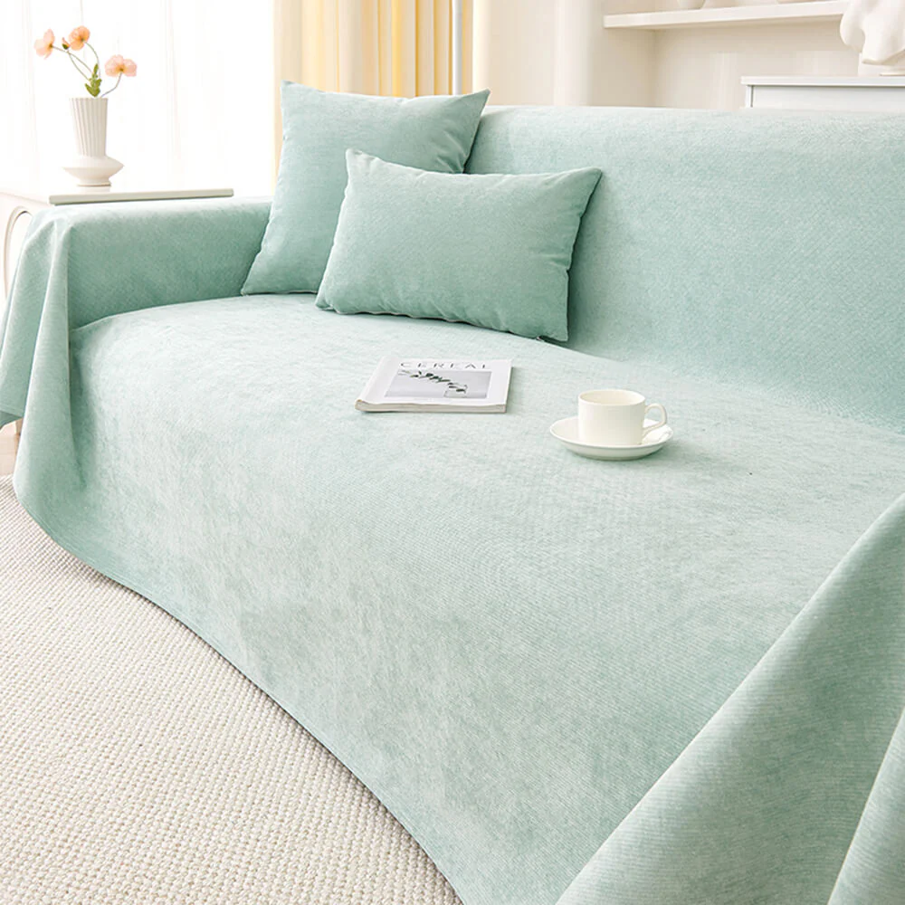 Soft and Waterproof Scratch-Resistant Non-Linting Throw Couch Cover - Image 9