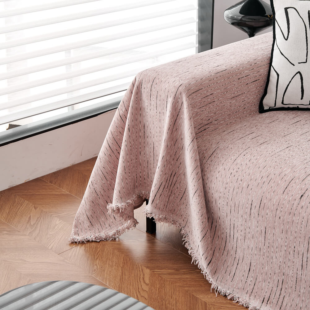 Soft Line Chenille All-Season Sofa Durable Protection Throw Couch Cover - Image 10