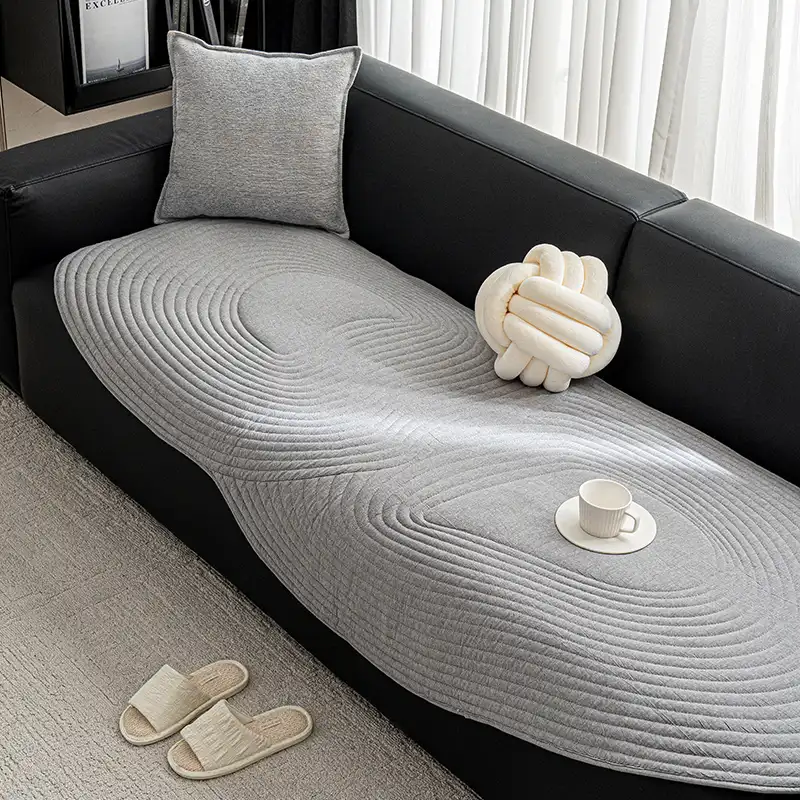 Soft Pure Cotton Sofa Protection Non-slip Couch Cover - Image 5