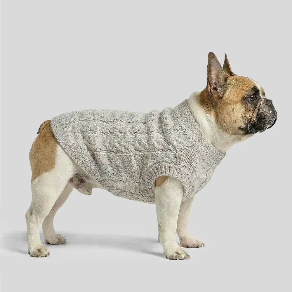 Soft Warm Thick-Knitted Dog Jumper – Designed For Dachshunds, French Bulldogs & Pugs - Image 2