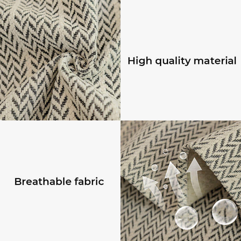 Solid Colour Chenille Anti-scratch Herringbone Couch Cover - Image 7