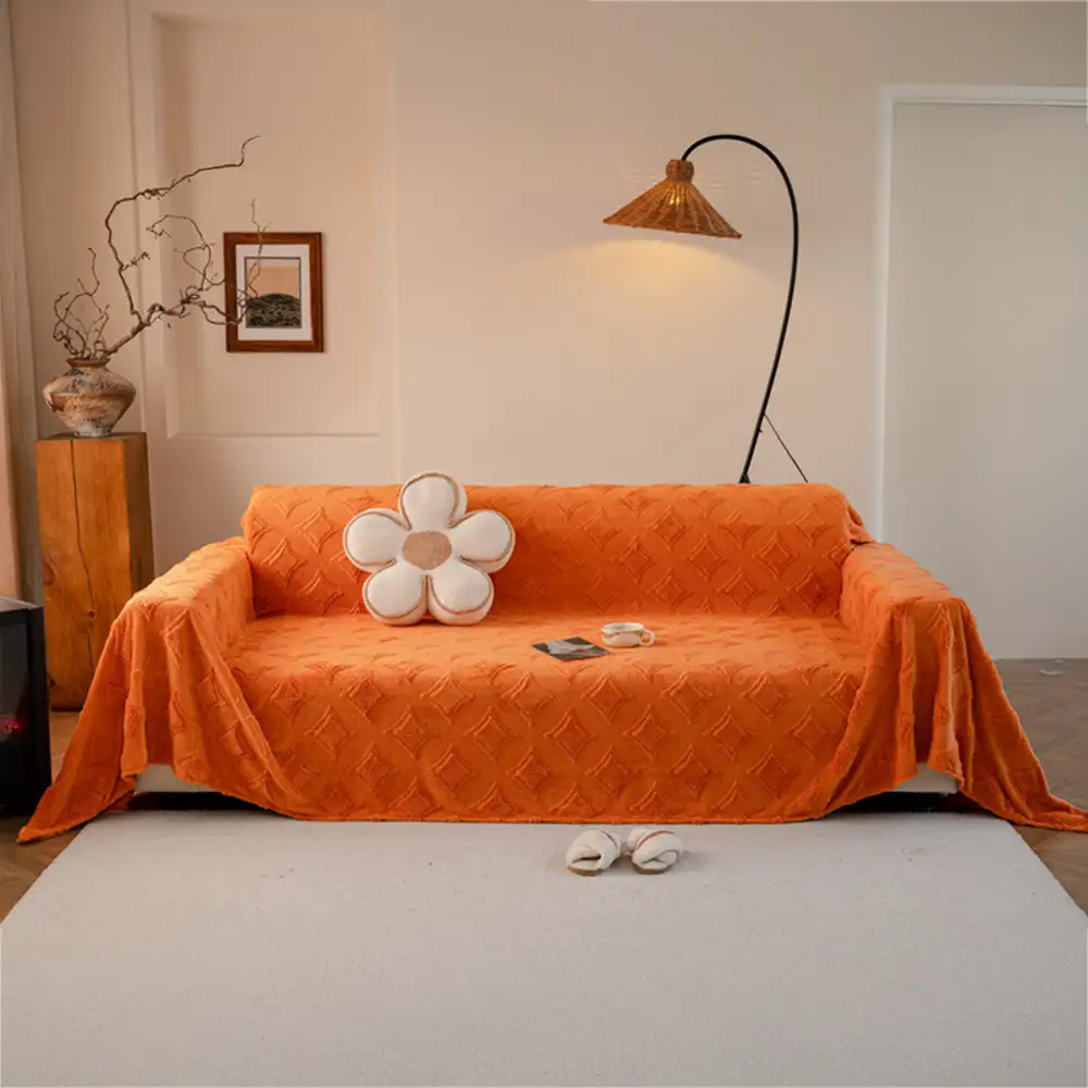 Star Series Plush Multifunctional Sofa Protective Couch Cover - Image 15