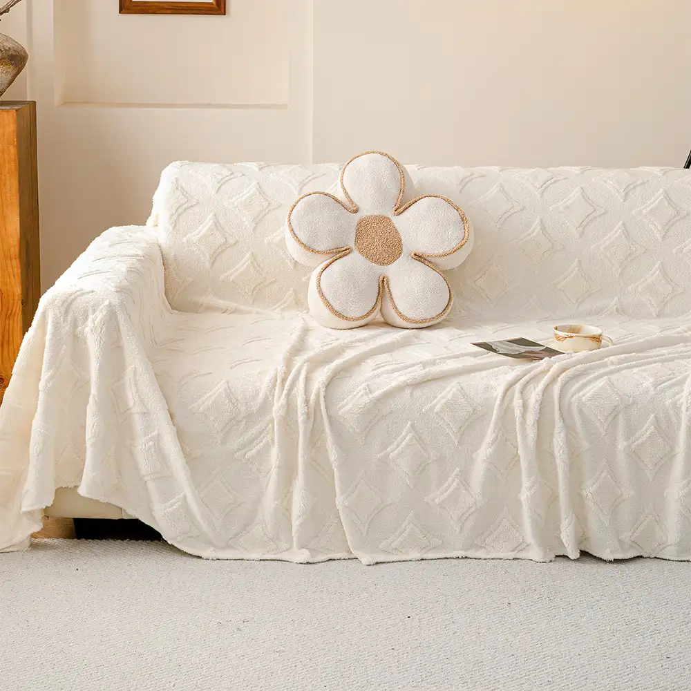 Star Series Plush Multifunctional Sofa Protective Couch Cover - Image 8