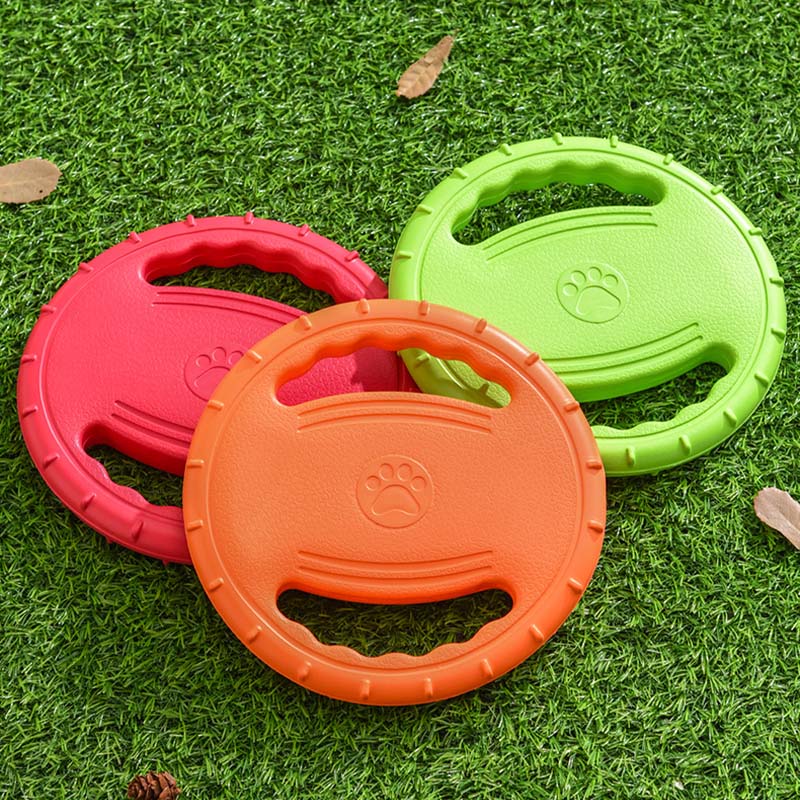 Steering Wheel Rubber Throw Toy Interactive Dog Flying Disc - Image 5