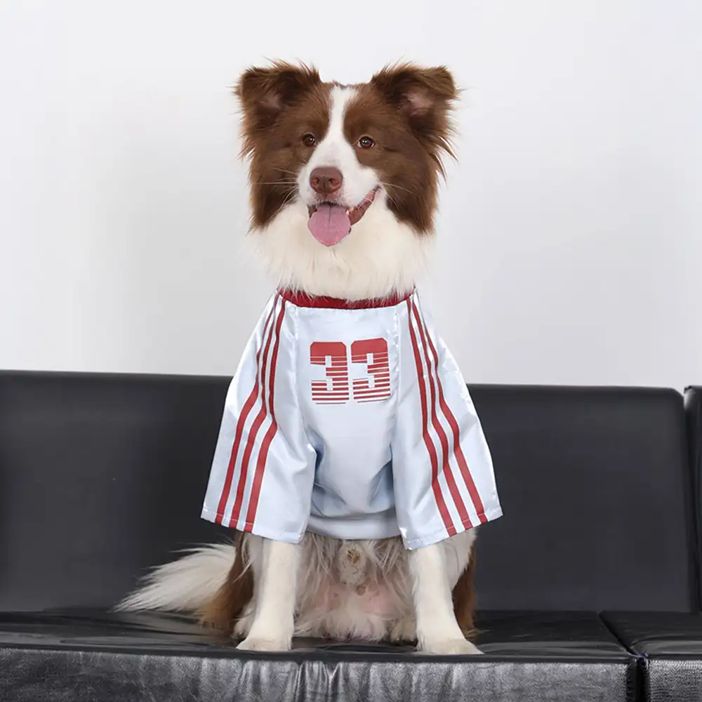 Striped Retro Reflective Dog T-Shirt for All Breeds - Image 7