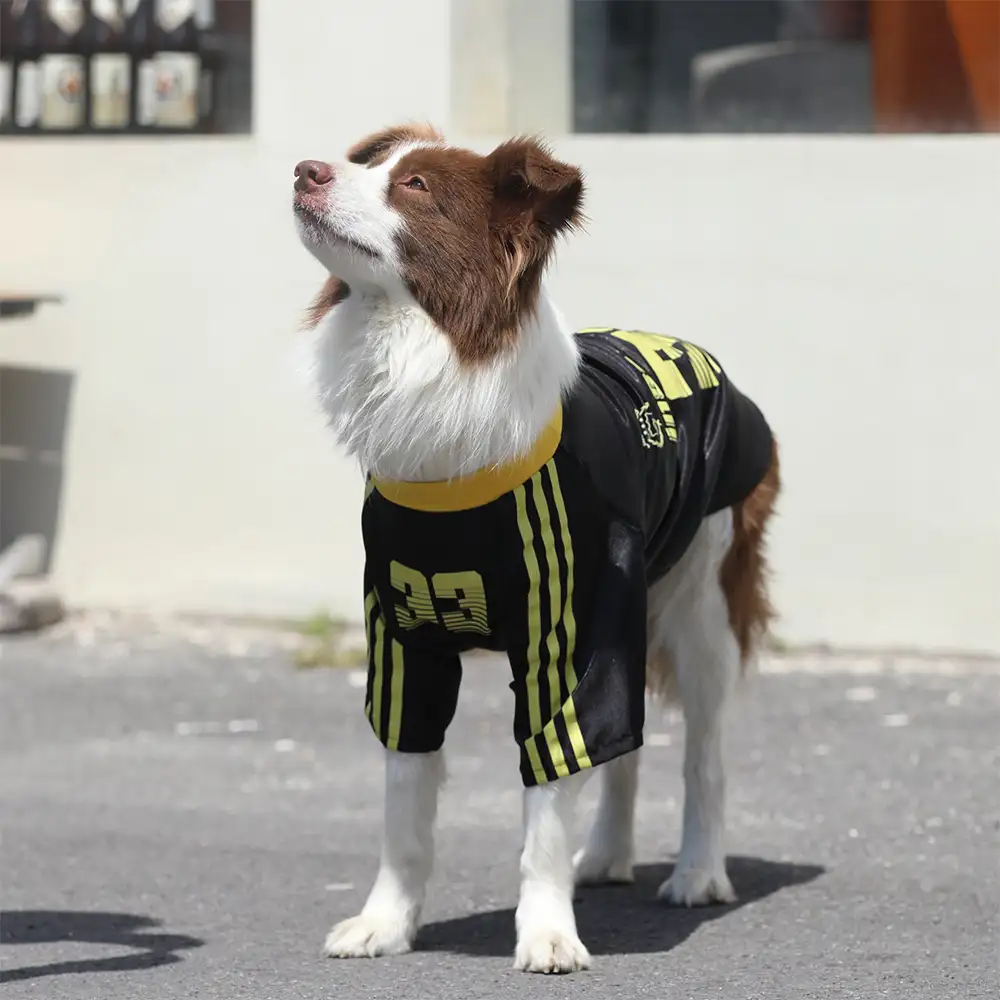 Striped Retro Reflective Dog T-Shirt for All Breeds - Image 9