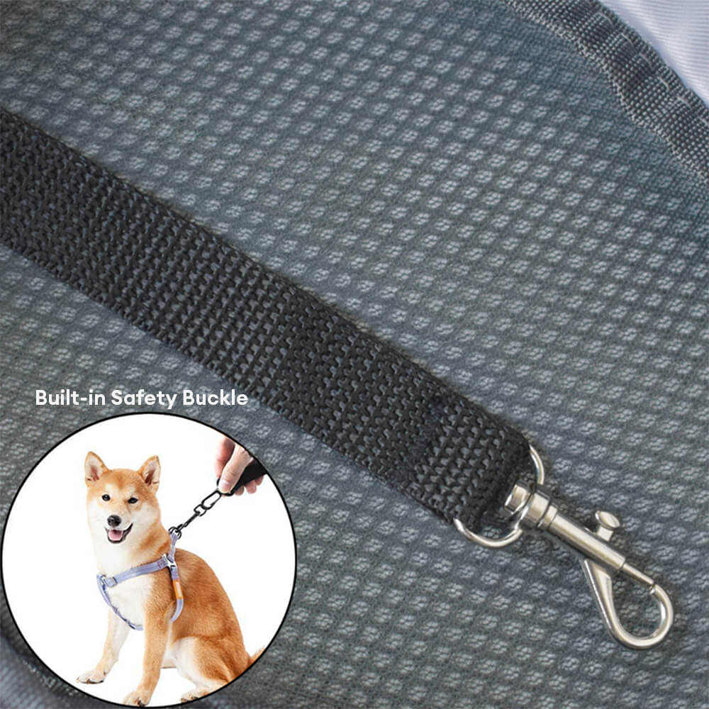 Stylish Portable Mesh PU Leather Dog & Cat Carrier Bag - Image 5