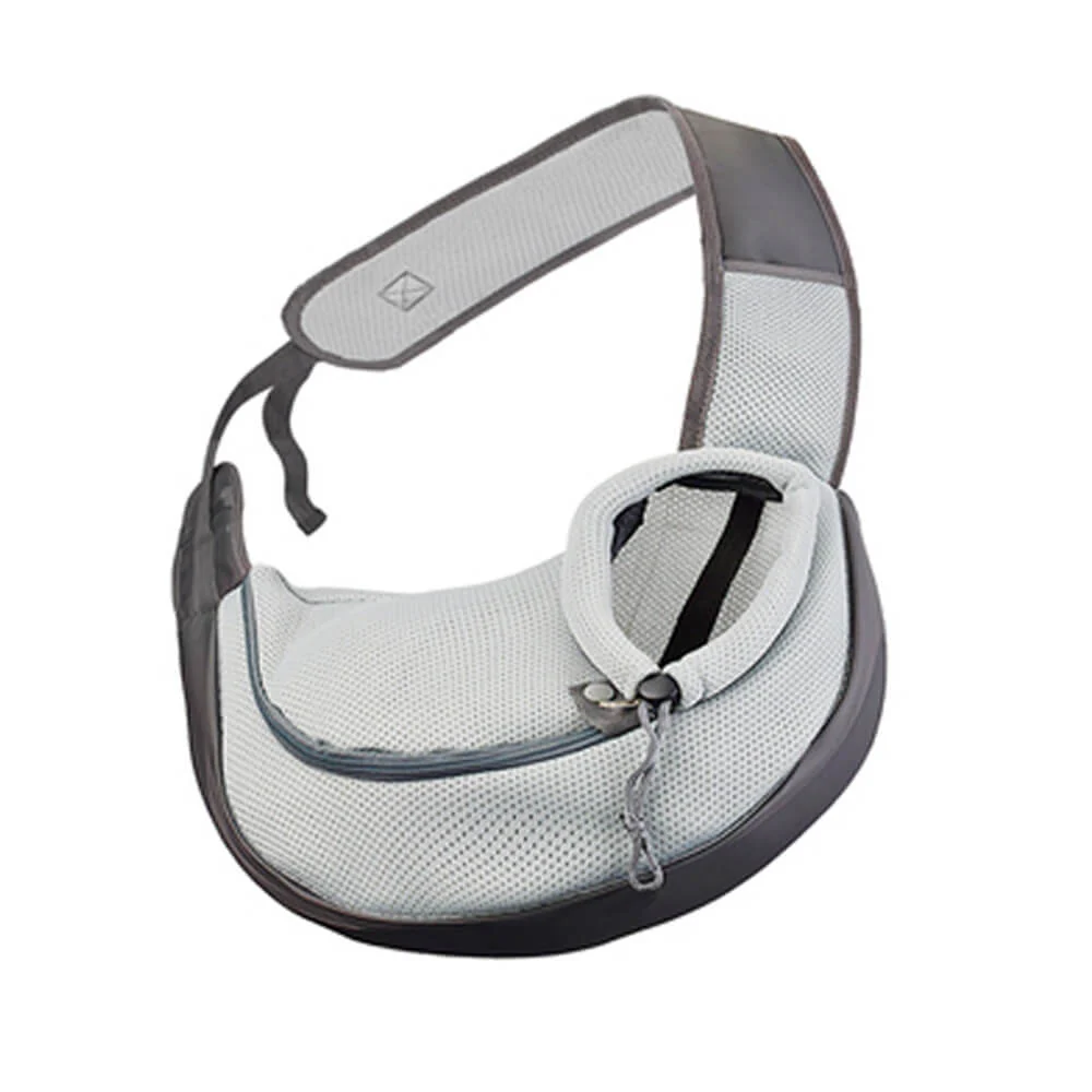 Stylish Portable Mesh PU Leather Dog & Cat Carrier Bag - Image 7