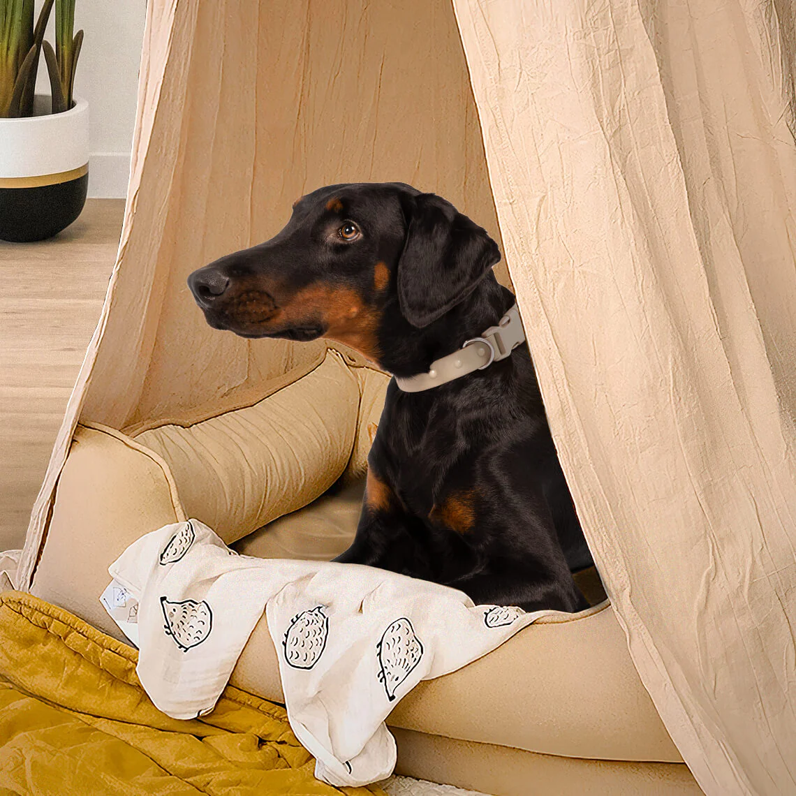 Stylish Soft Cosy Dog Tent  Dog Teepee - Image 3