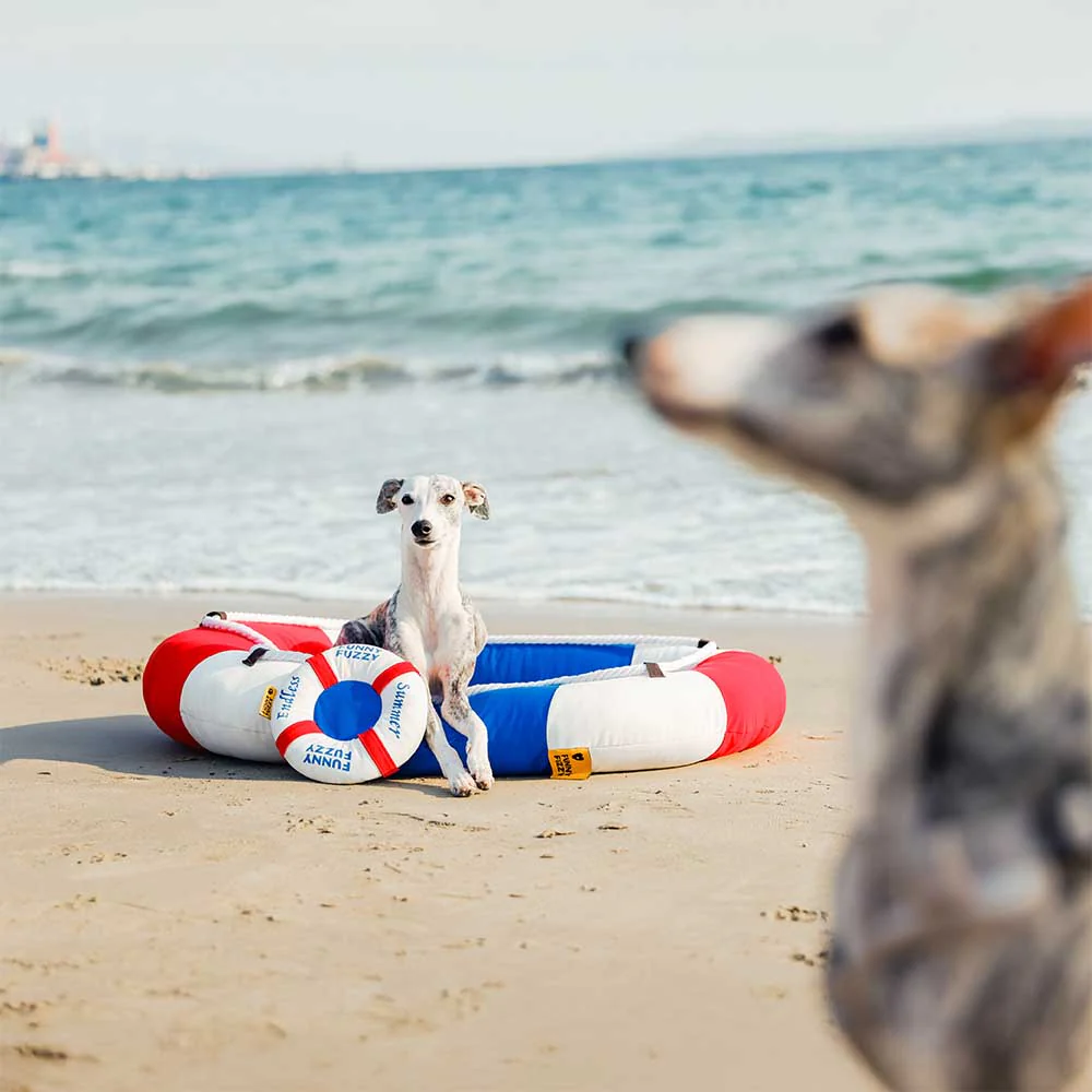 Summer Cooling Waterproof Boat-Shaped Pet Bed with Pillow – Chill Raft - Image 12
