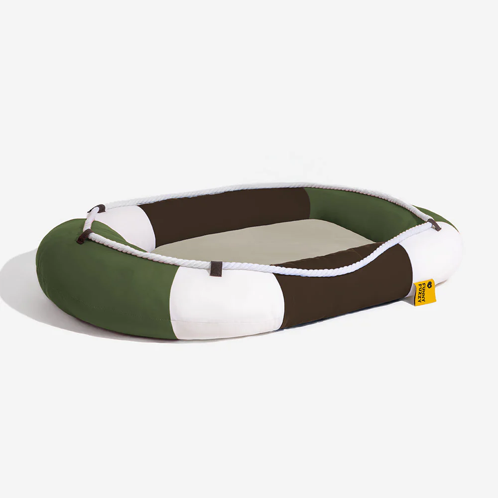 Summer Cooling Waterproof Boat-Shaped Pet Bed with Pillow – Chill Raft - Image 23