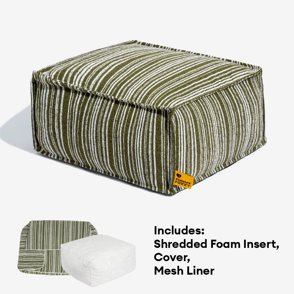 Sustainable Storage Pouf Ottoman & Dog Bed - Funnyfuzzy SnugNest - Image 20
