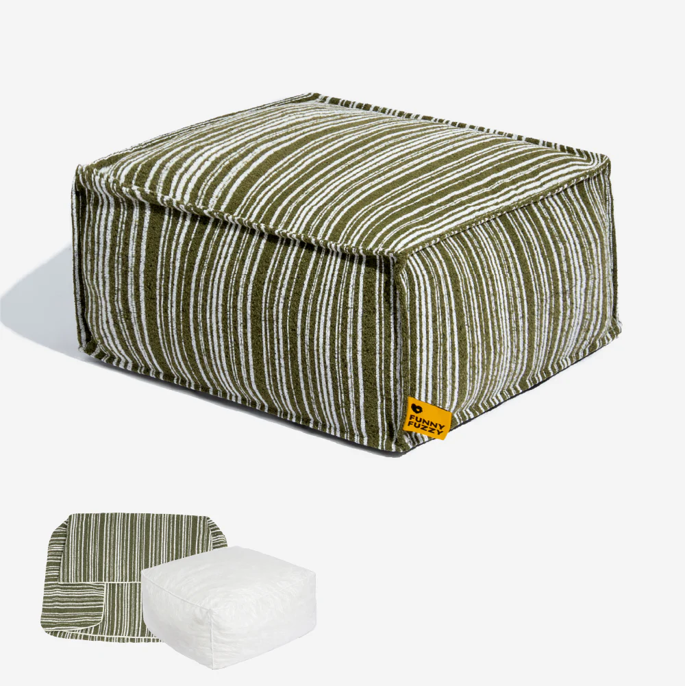 Sustainable Storage Pouf Ottoman & Dog Bed - Funnyfuzzy SnugNest - Image 27