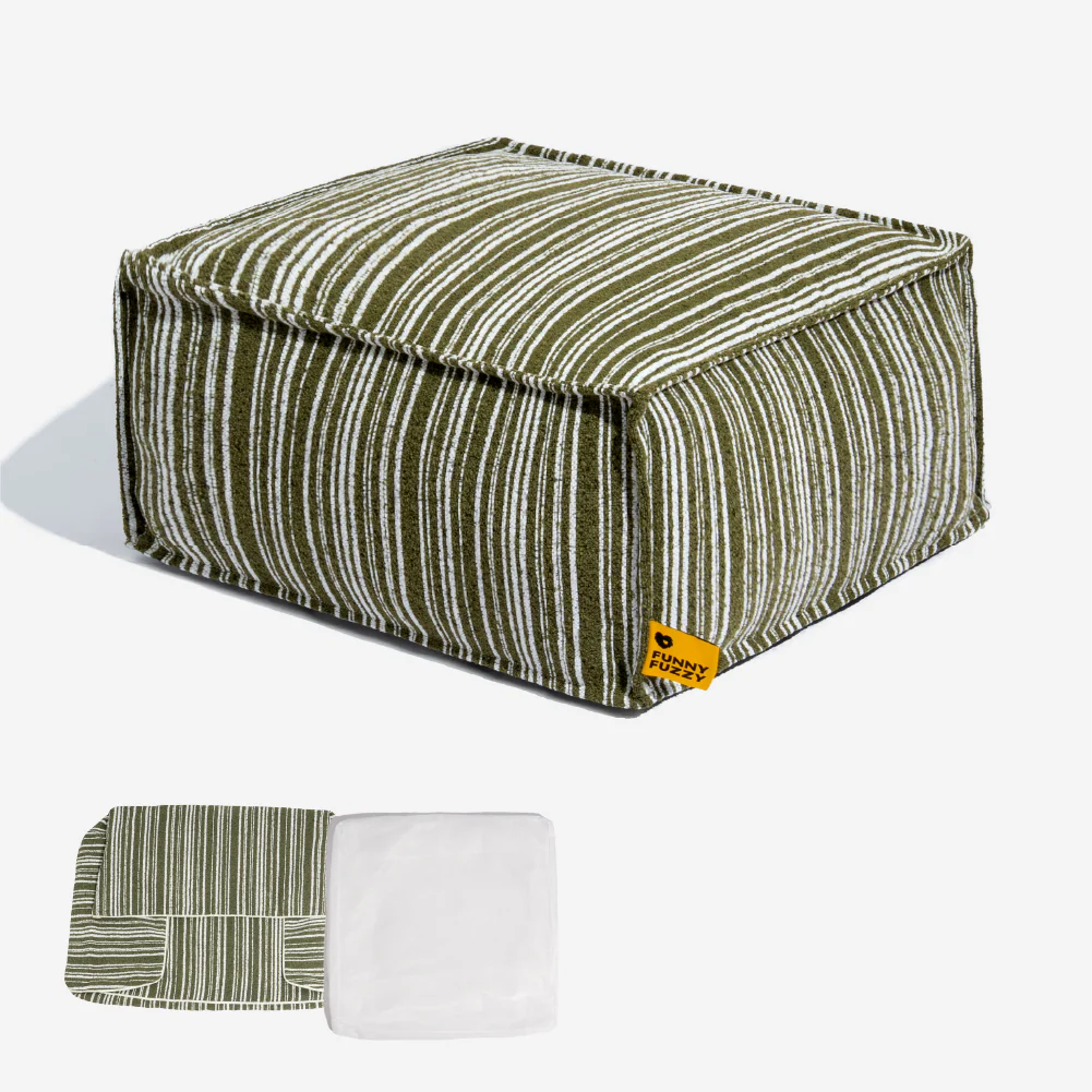 Sustainable Storage Pouf Ottoman & Dog Bed - Funnyfuzzy SnugNest - Image 29