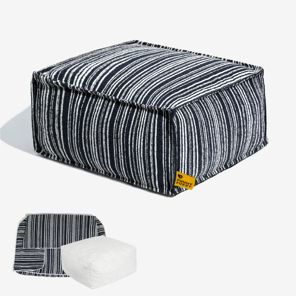 Sustainable Storage Pouf Ottoman & Dog Bed - Funnyfuzzy SnugNest - Image 31