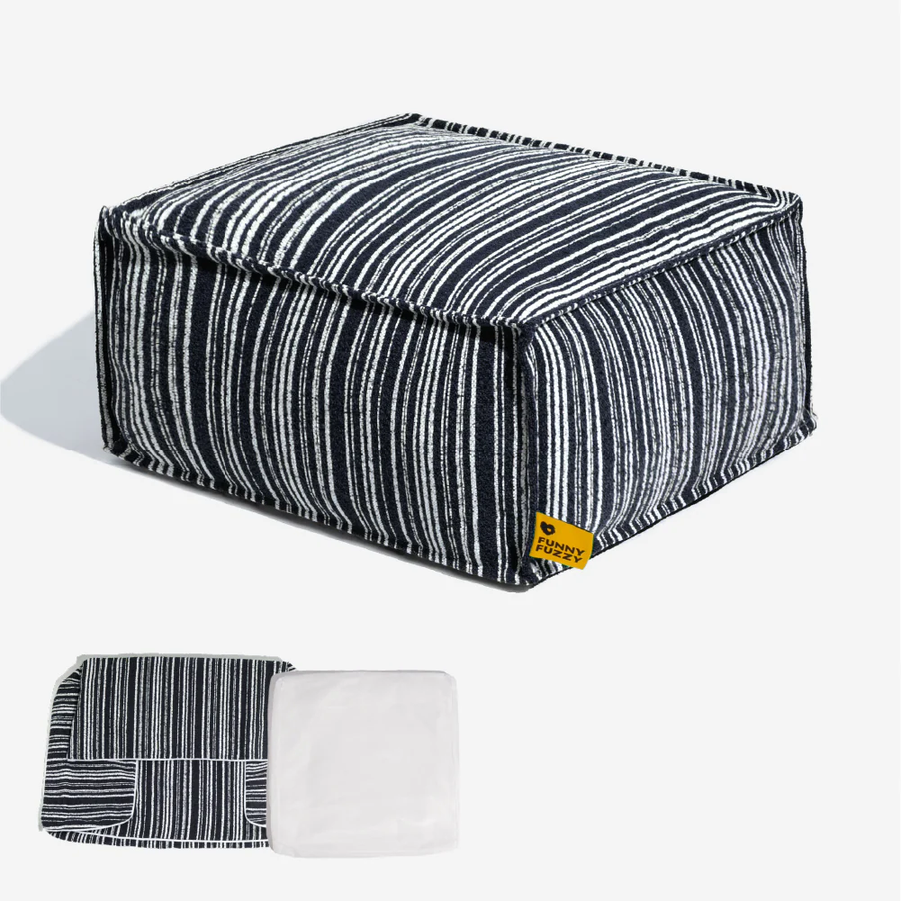 Sustainable Storage Pouf Ottoman & Dog Bed - Funnyfuzzy SnugNest - Image 33