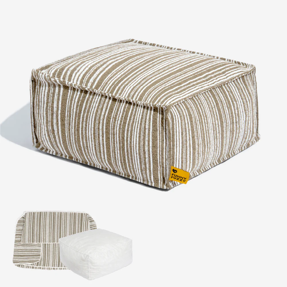 Sustainable Storage Pouf Ottoman & Dog Bed - Funnyfuzzy SnugNest - Image 35