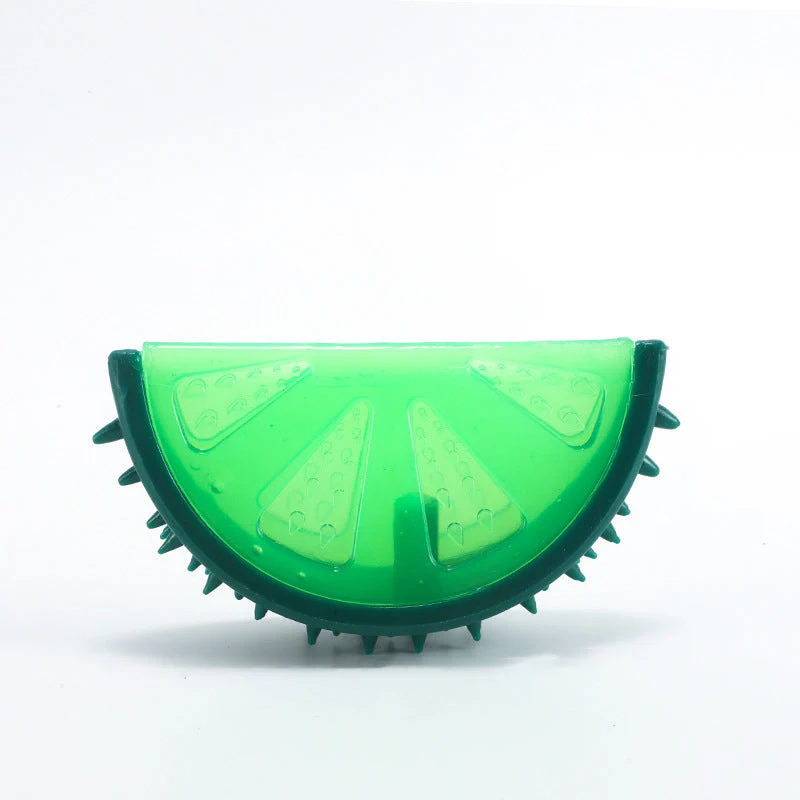 Teething Rubber Water-filled Frozen Fruit Shape Dog Toy - Image 7
