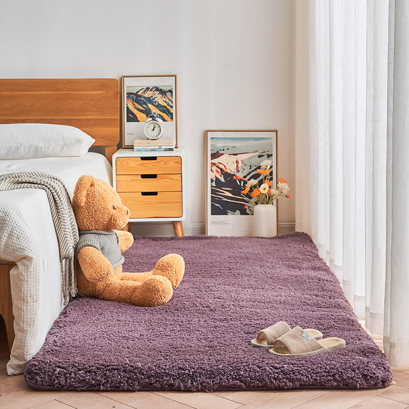 Thick Plush Bedroom Bedside Carpet - Extra Soft and Cosy Rug - Image 3
