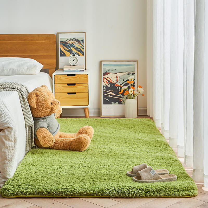 Thick Plush Bedroom Bedside Carpet - Extra Soft and Cosy Rug - Image 5