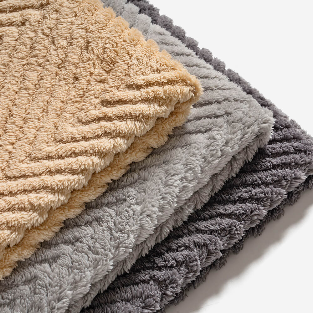 Thickened Plush Herringbone Non-slip Couch Cover - Image 6