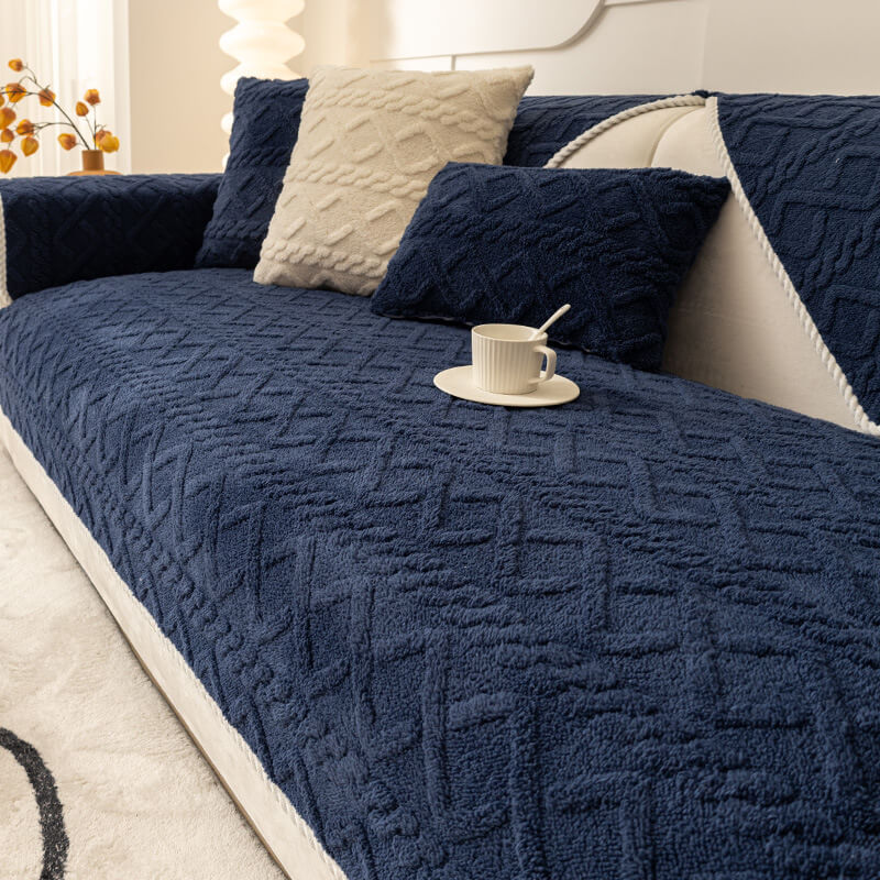 Thickened Soft Plush Sofa Protection Decoration Couch Cover - Image 11