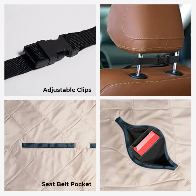 Travel Dog Car Safety Seat Rear Seat Protection - Image 3