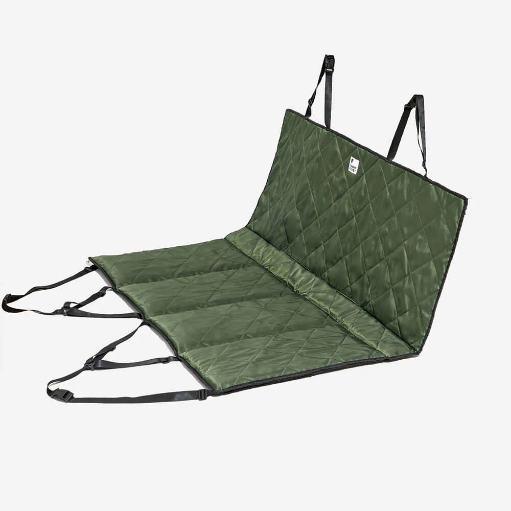 Travel Portable & Waterproof Folding Dog Car Back Seat Bed - Image 10