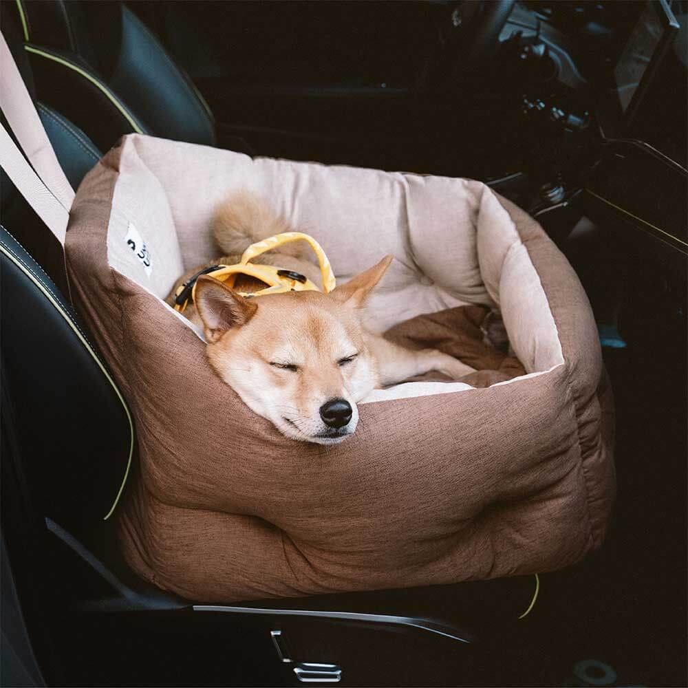 Travel Protection Booster Waterproof Elevated & Thickened Dog Car Seat Bed - Image 11