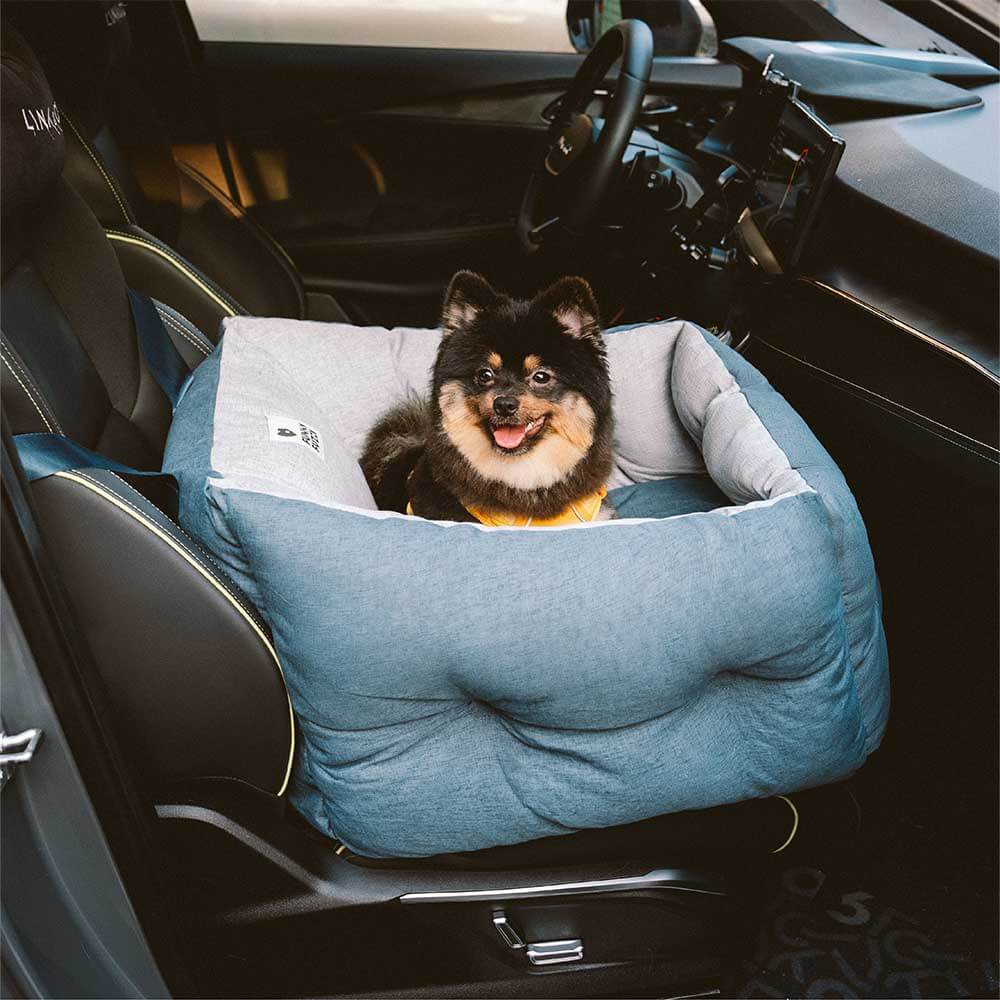 Travel Protection Booster Waterproof Elevated & Thickened Dog Car Seat Bed - Image 15