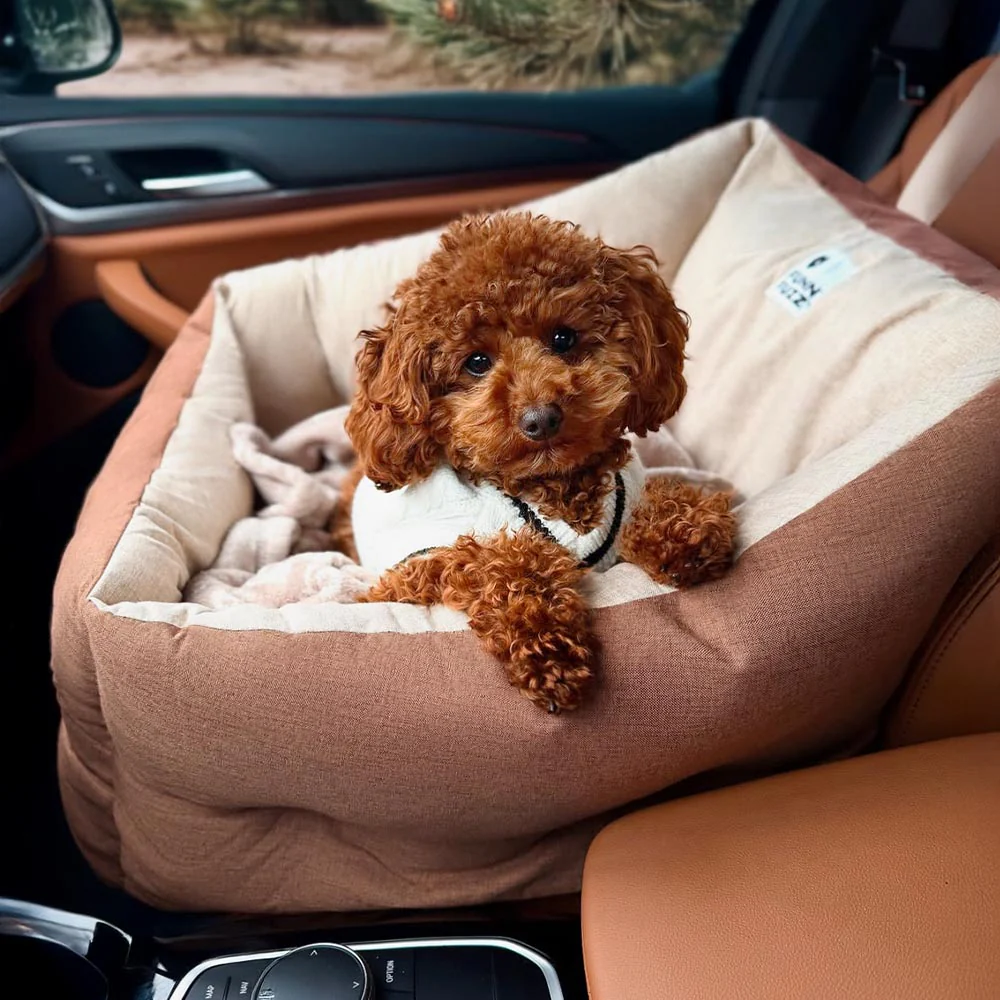 Travel Protection Booster Waterproof Elevated & Thickened Dog Car Seat Bed - Image 2