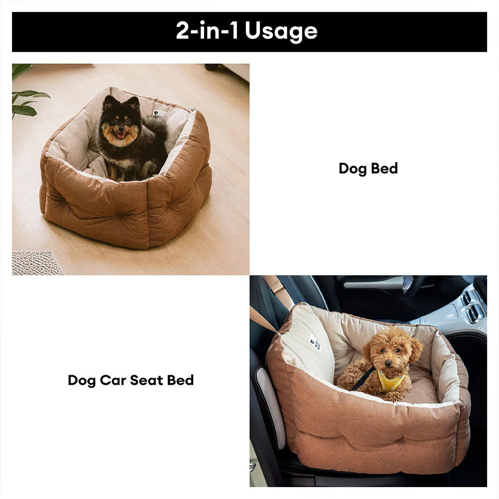 Travel Protection Booster Waterproof Elevated & Thickened Dog Car Seat Bed - Image 6