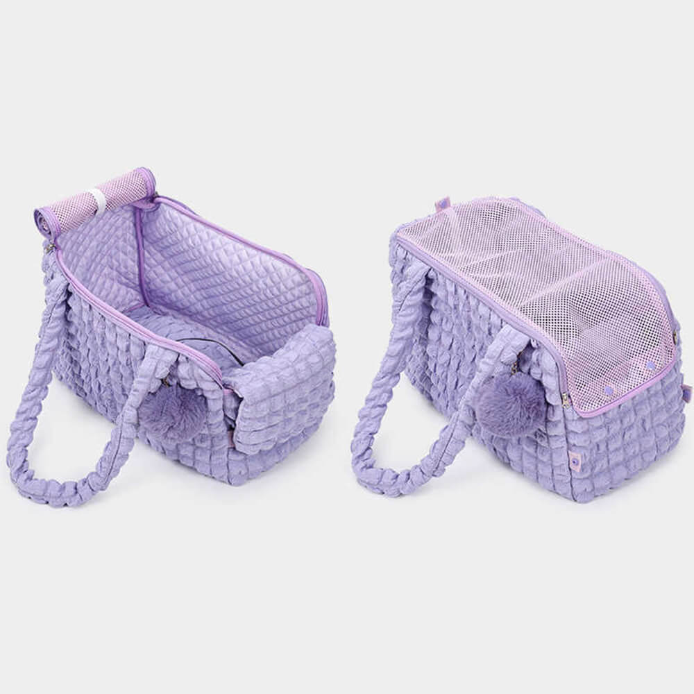 Trendy Cosy Lightweight Breathable Detachable Pet Carrier Shoulder Bag - Image 11