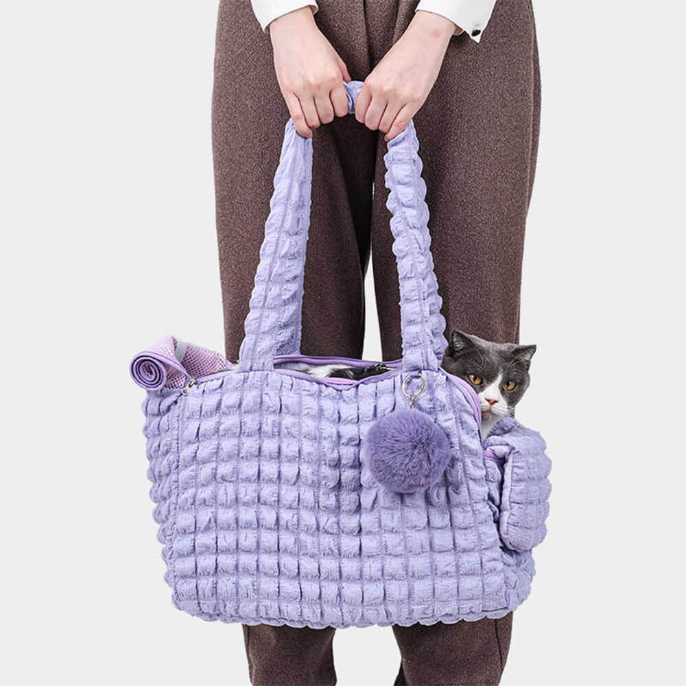 Trendy Cosy Lightweight Breathable Detachable Pet Carrier Shoulder Bag - Image 9