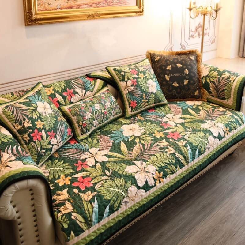 Tropical Rainforest Anti-Scratch Protective Mat Couch Cover - Image 2