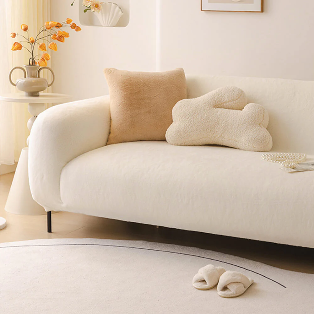 Ultra Soft Skin Friendly Plush Full Coverage Sofa Protector Couch Cover - Image 5