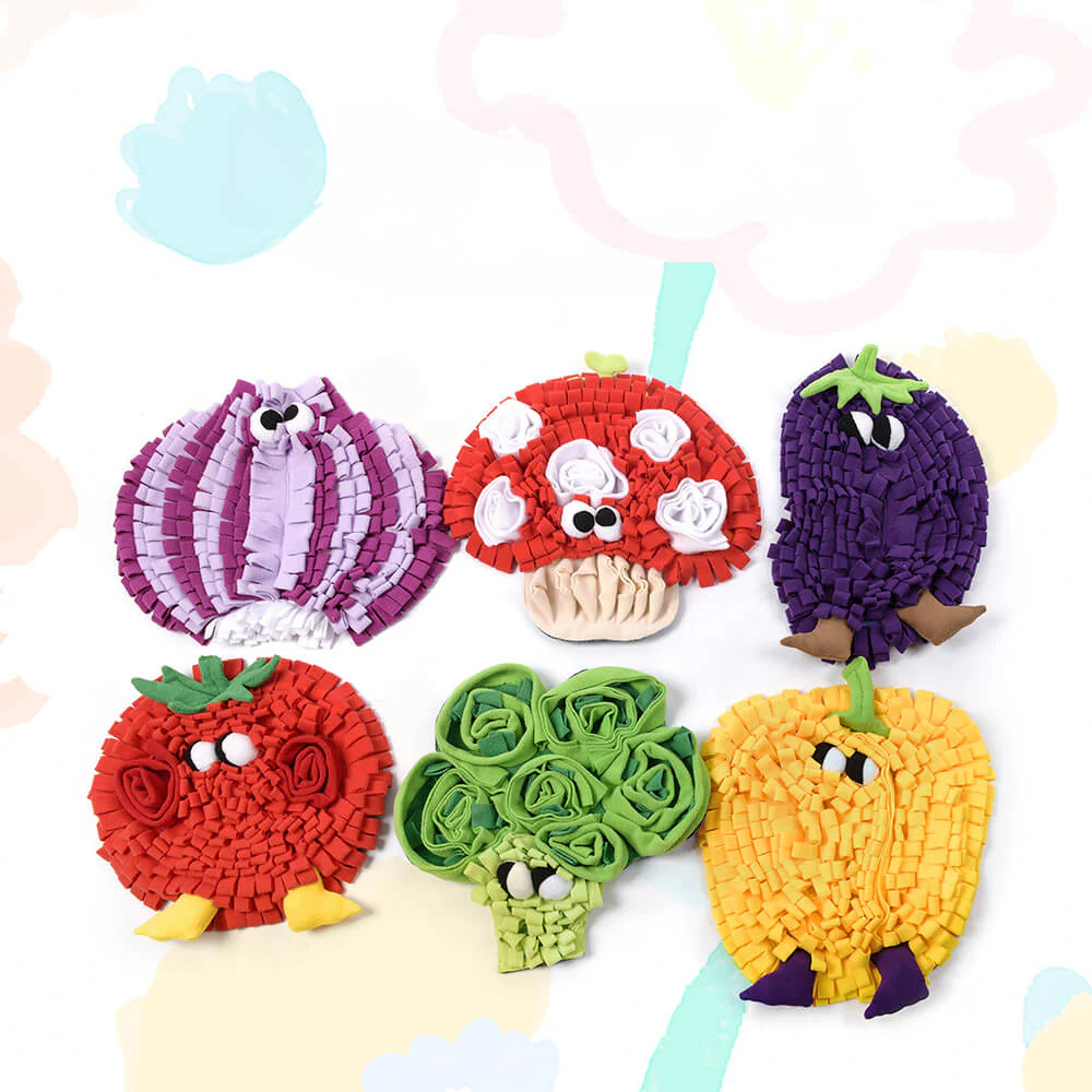 Vegetable Series Food Hiding Dog Mat Interactive Snuffle Mat - Image 2