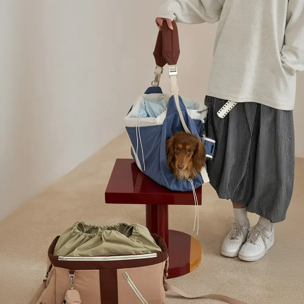 Vintage Breezy Outdoor Waterproof Large-Capacity Travel Pet Carrier Bag - Image 12