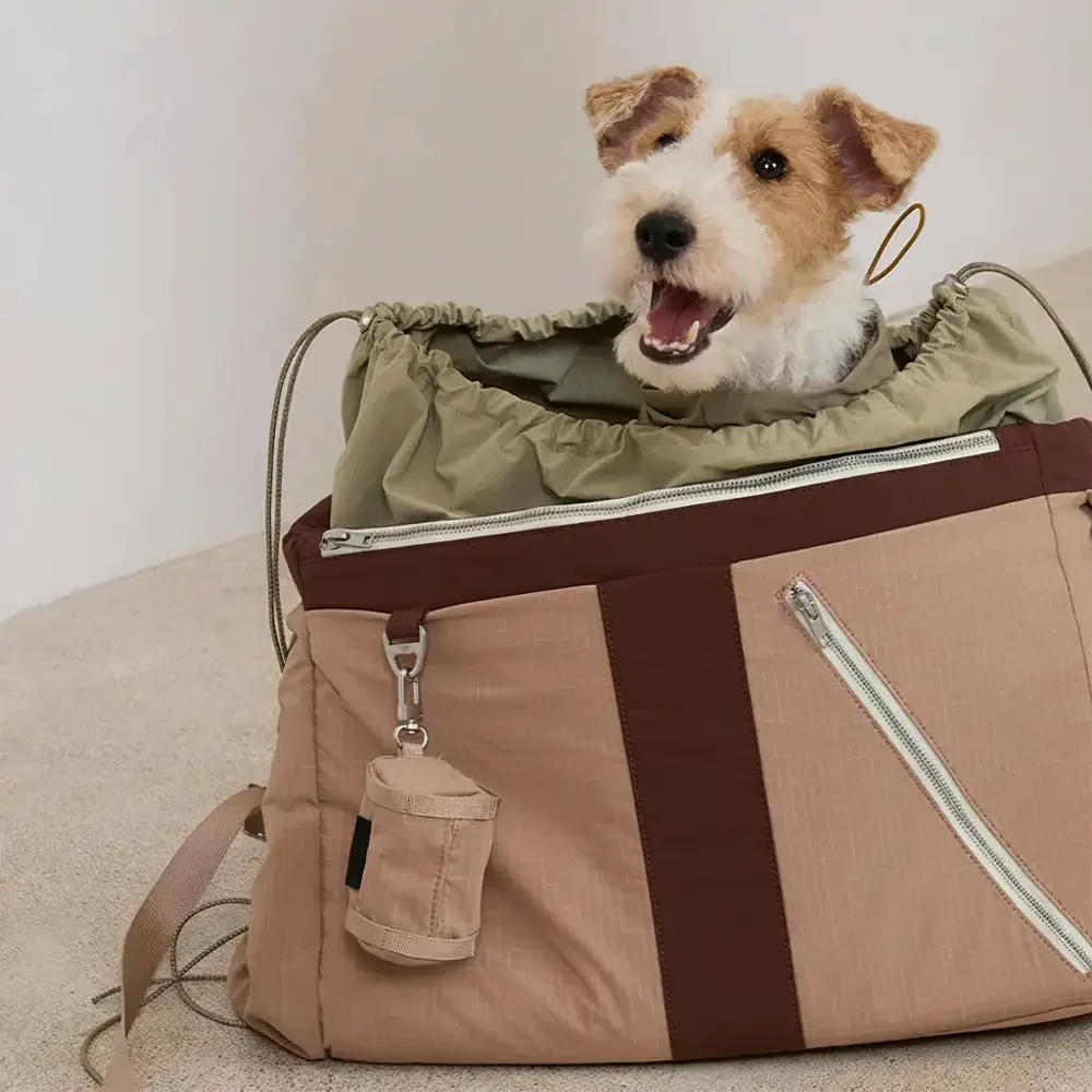 Vintage Breezy Outdoor Waterproof Large-Capacity Travel Pet Carrier Bag - Image 4