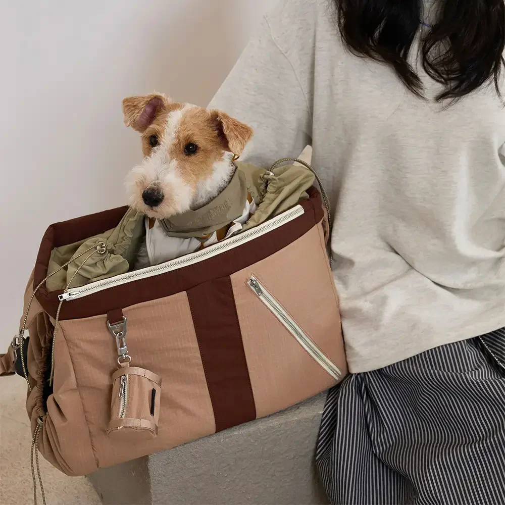 Vintage Breezy Outdoor Waterproof Large-Capacity Travel Pet Carrier Bag - Image 8