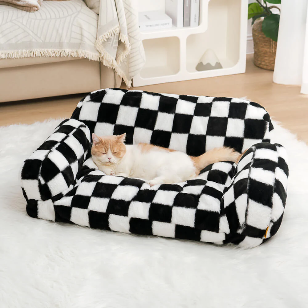 Vintage Leisure Diamond Cat Sofa Bed - Image 7