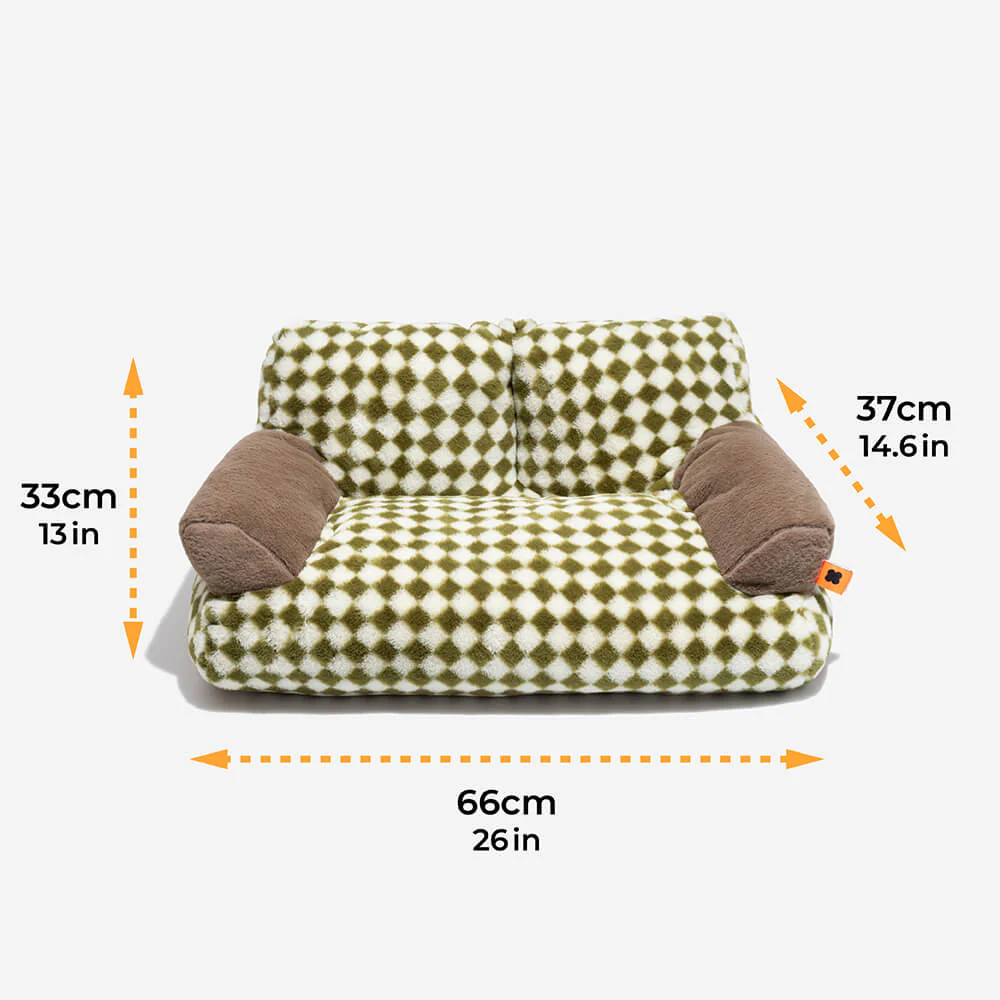 Vintage Leisure Diamond Cat Sofa Bed - Image 9