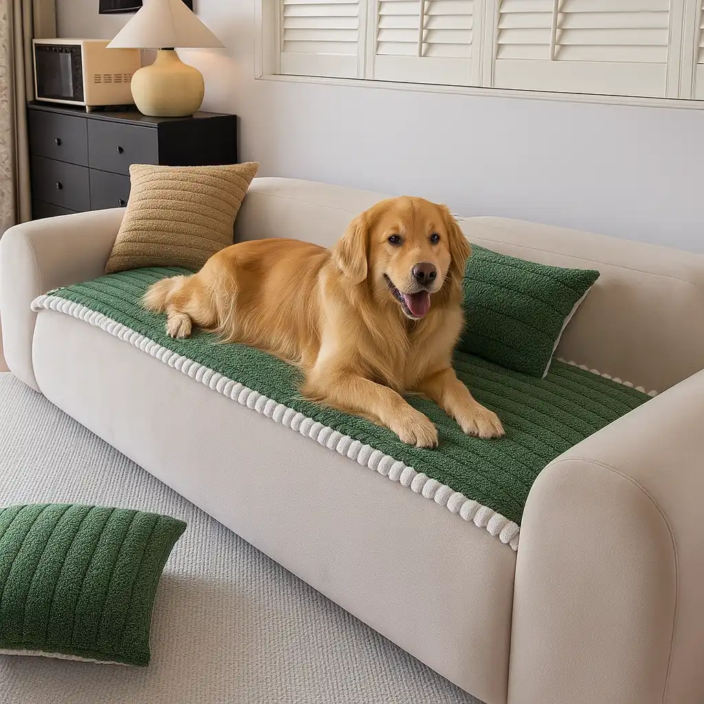 Warm Thick Comfortable Sofa Decoration Non-slip Couch Cover - Image 10
