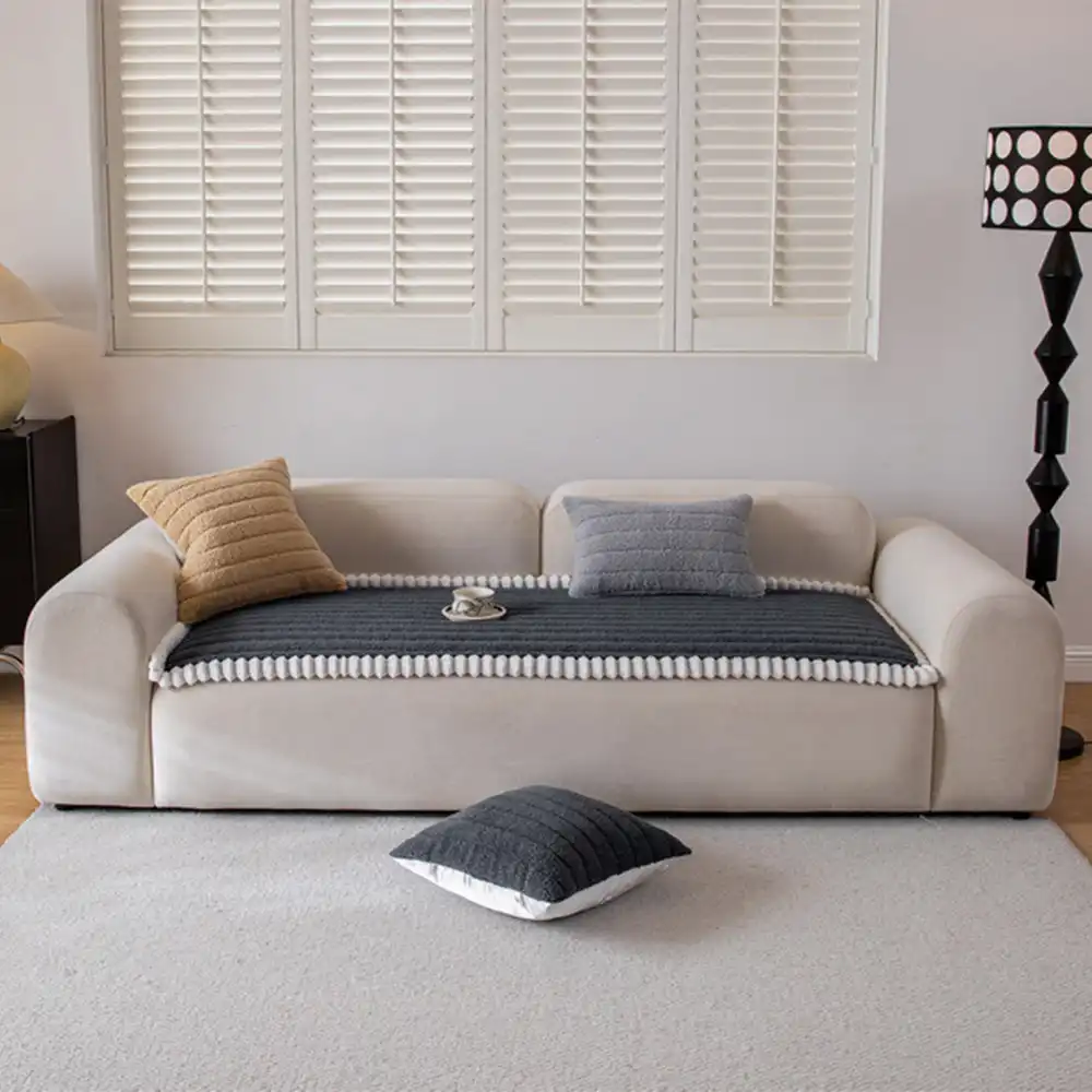 Warm Thick Comfortable Sofa Decoration Non-slip Couch Cover - Image 14