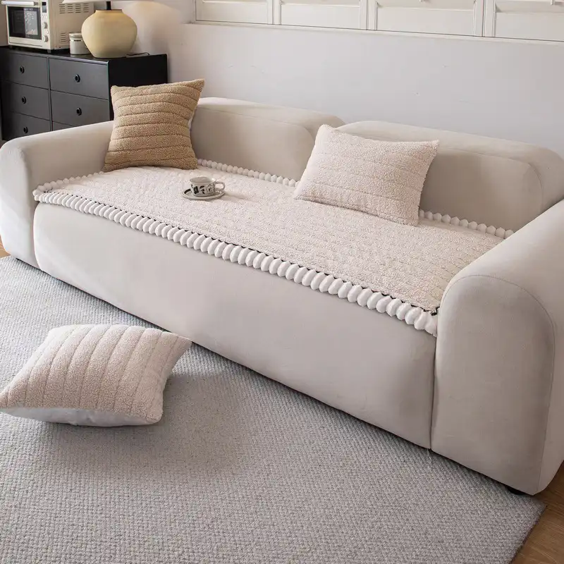Warm Thick Comfortable Sofa Decoration Non-slip Couch Cover - Image 4