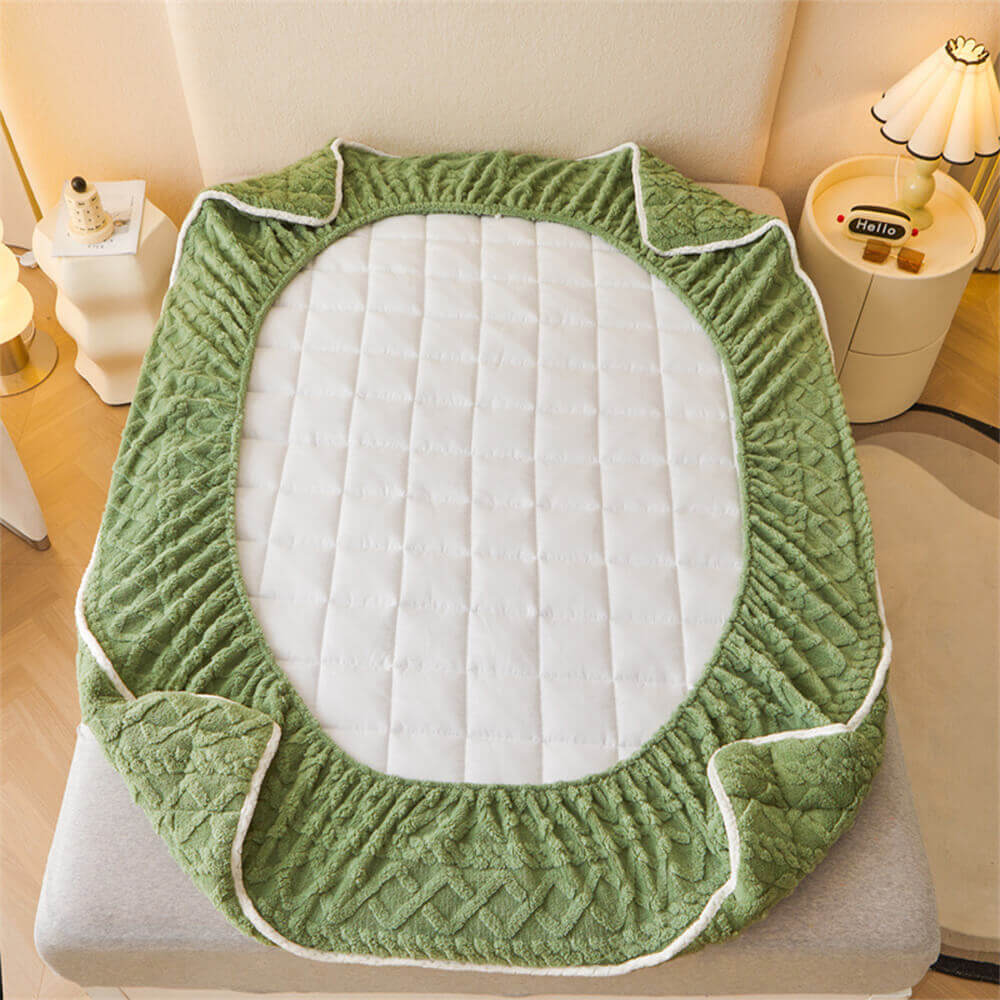 Washable Fluffy Fitted Sheet Mattress Cover - Image 4