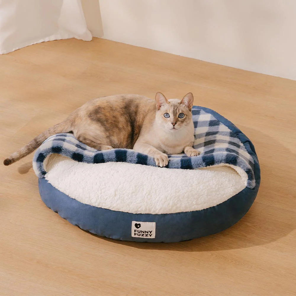 Washable Ultra Soft Sleeping Round Cat Bed - Image 11